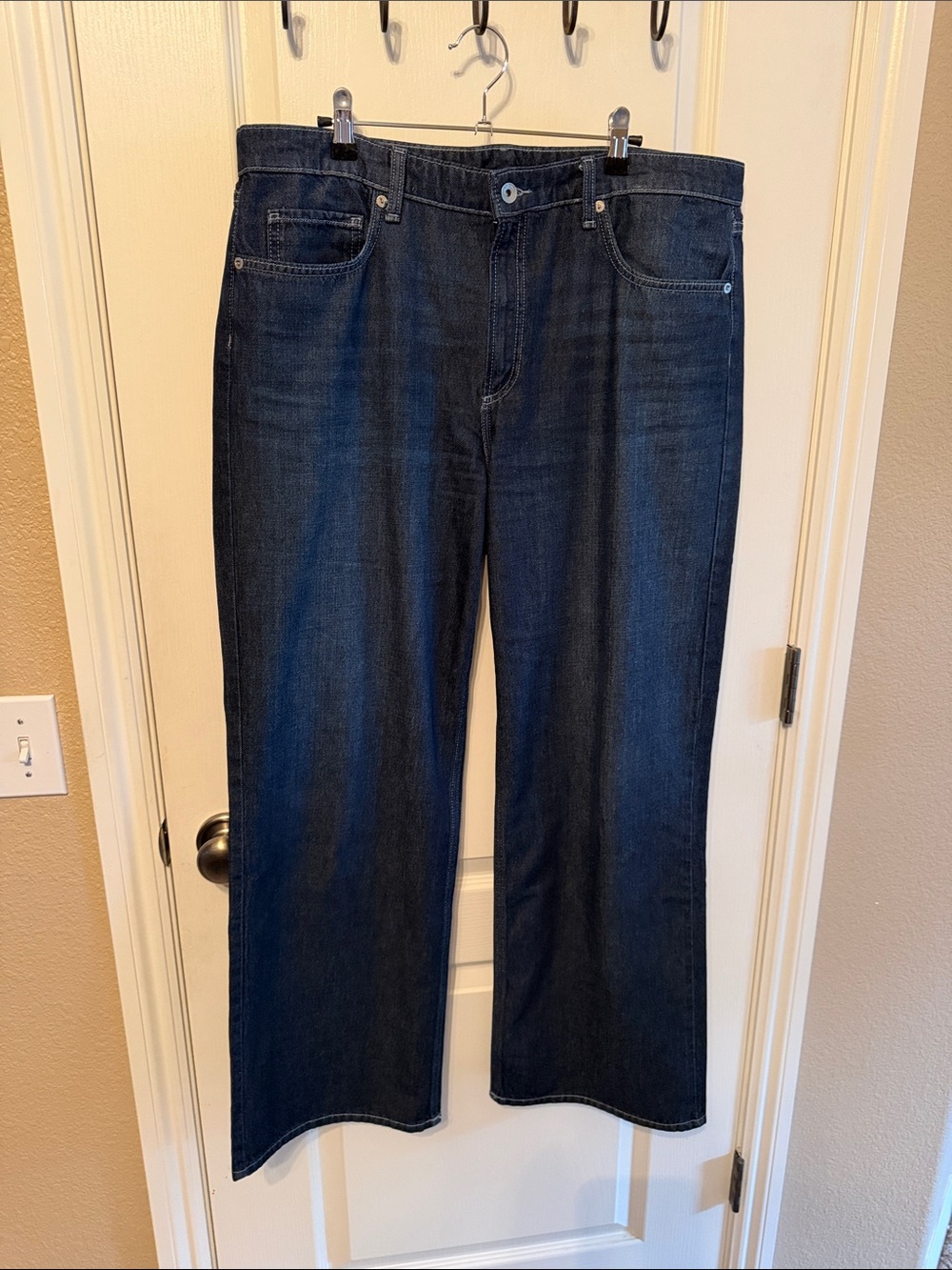 Rag & Bone  Dark Wash Wide Leg Jeans